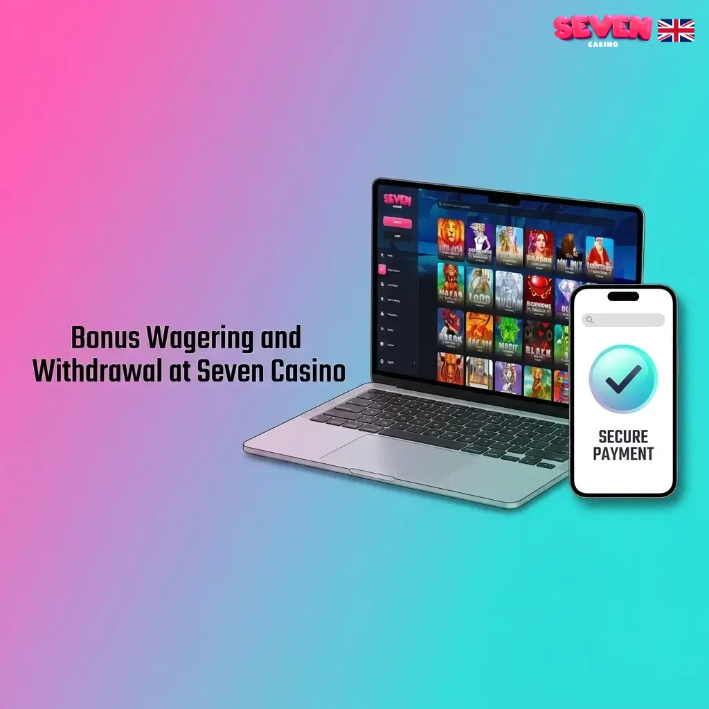 Seven Casino bonus wagering requirements explained, including withdrawal rules, game contributions, and bonus account details