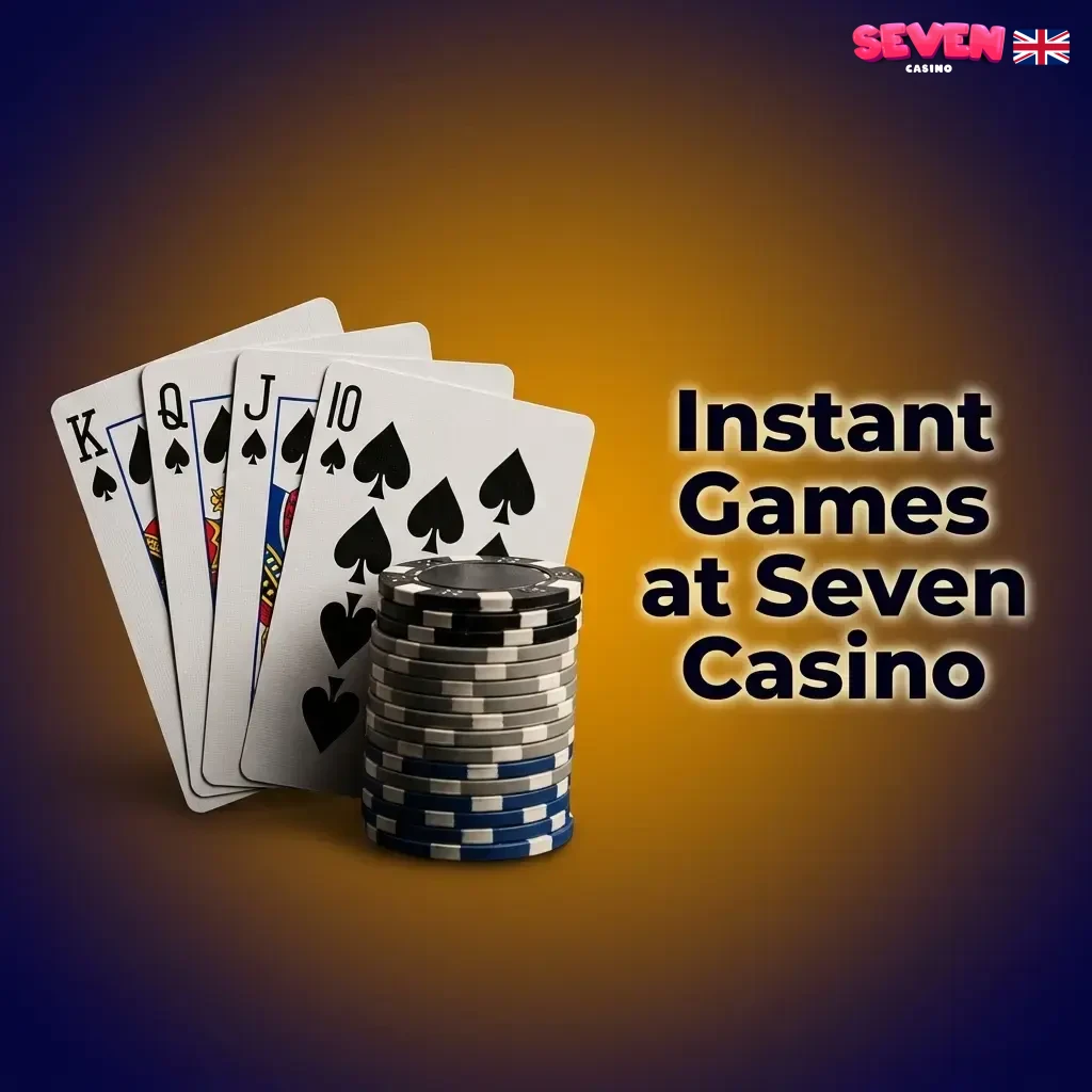 Instant Games at Seven Casino including Crash, Plinko, Mines, Dice and Keno for UK players seeking quick outcomes
