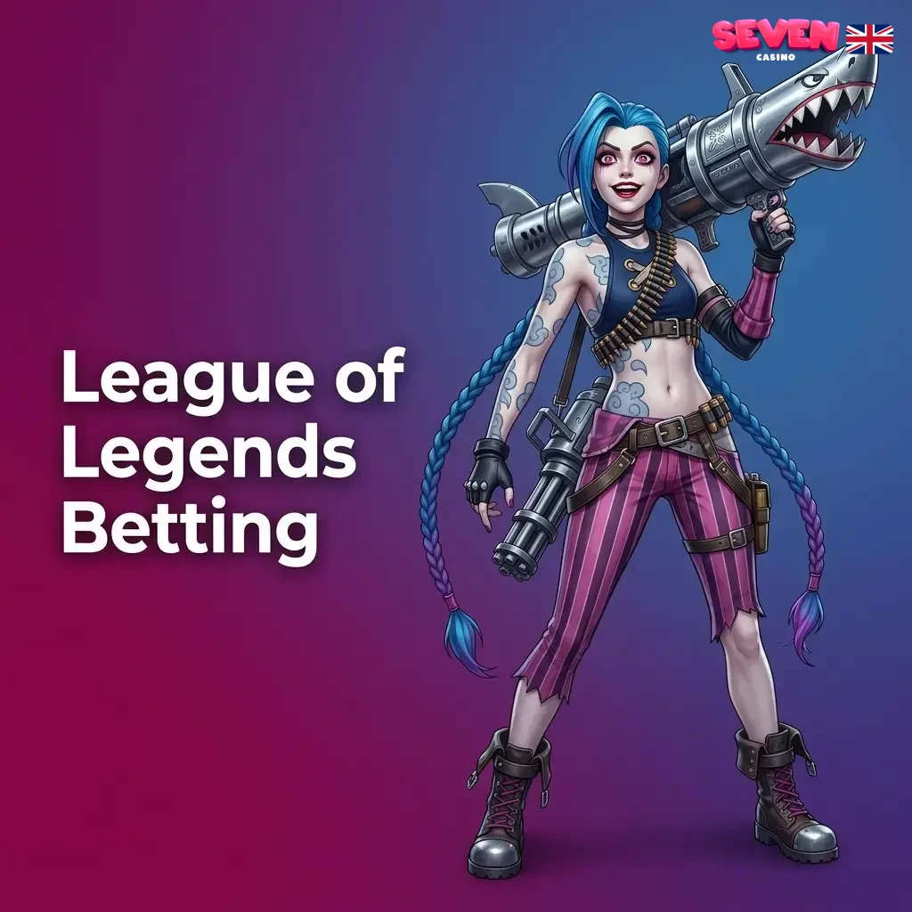 League of Legends betting markets at Seven Casino covering Worlds, MSI, LEC, LCK and LCS tournaments