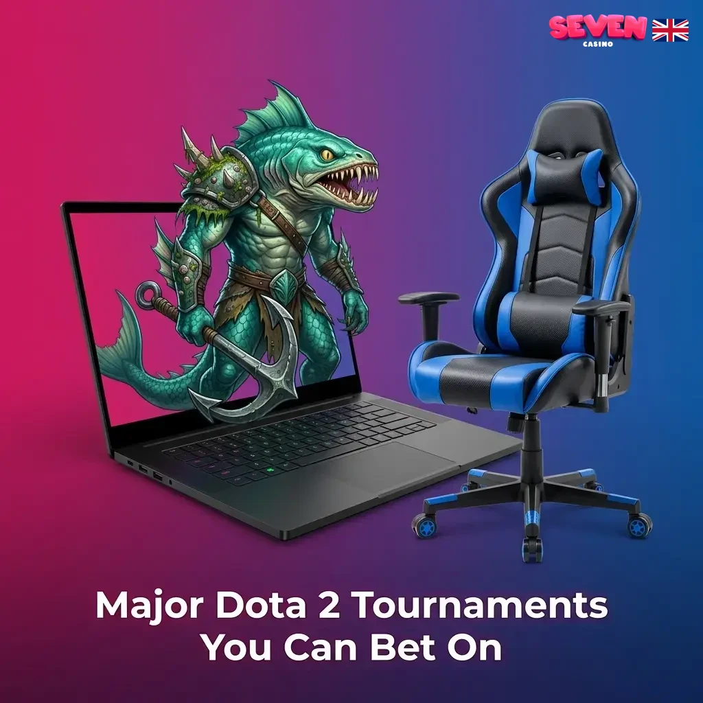 Major Dota 2 tournaments including The International, ESL, BLAST, PGL Majors, EWC, and FISSURE events for betting