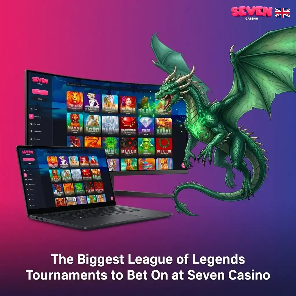 League of Legends major tournaments including Worlds, MSI, LCK, LPL and LEC available to bet on at Seven Casino