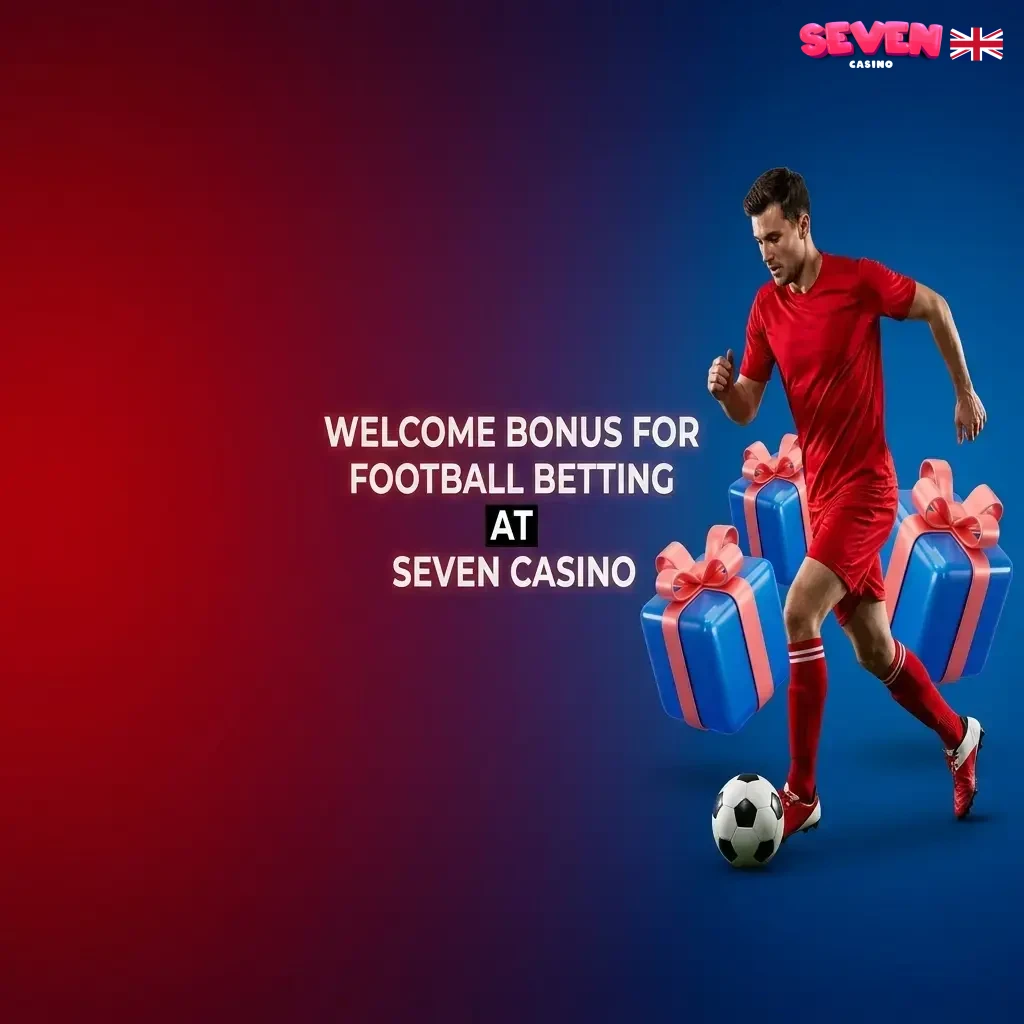 Seven Casino welcome bonus up to 450% on first deposit worth £6,500 for UK football betting markets