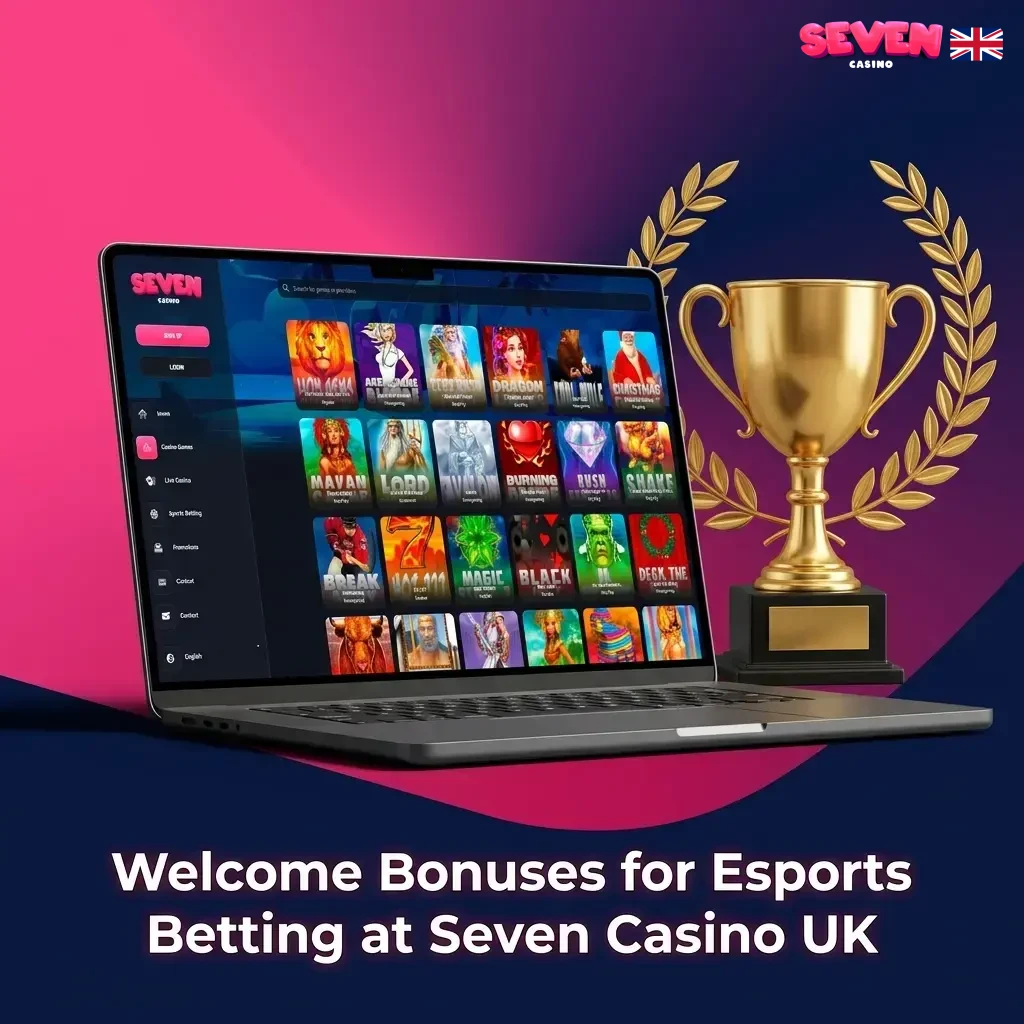 Seven Casino UK welcome bonus up to 450% and £6,500 across first deposits for esports betting markets